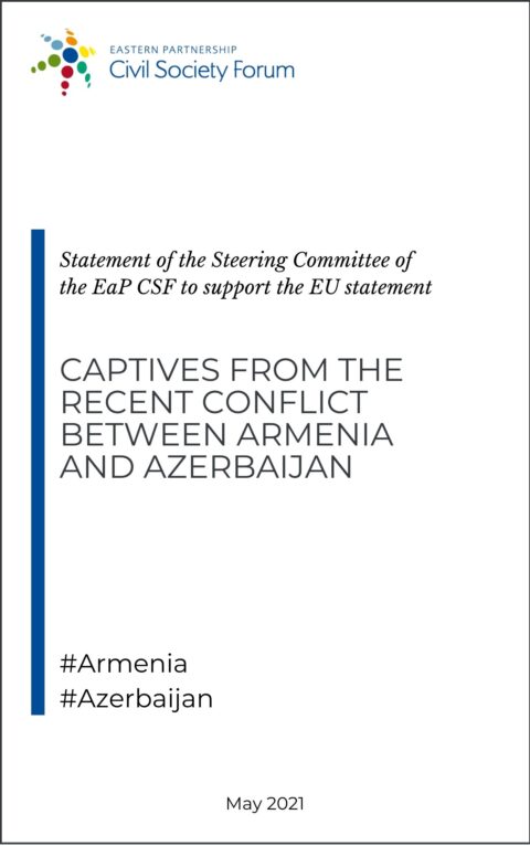 EaP CSF Steering Committee statement to support the EU Statement on captives from the recent conflict between Armenia and Azerbaijan