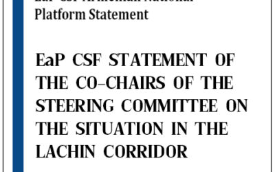 EaP CSF Statement of the Co-Chairs of the Steering Committee on the situation in the Lachin corridor