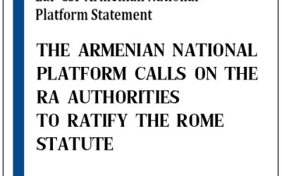 Armenian National Platform calls on the RA authorities