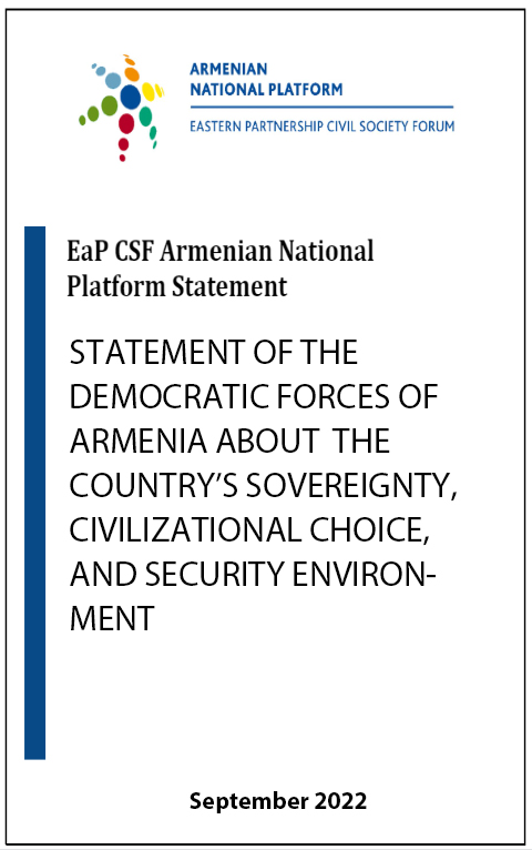 Statement of the democratic forces of Armenia about the country’s sovereignty, civilizational choice, and security environment
