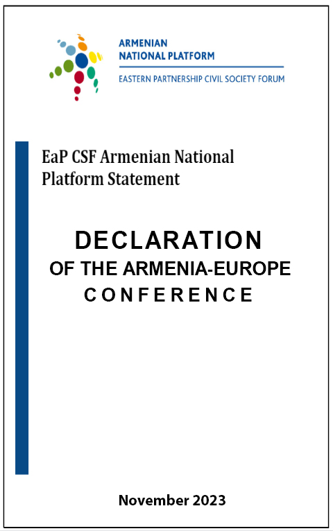 DECLARATION OF THE ARMENIA-EUROPE CONFERENCE
